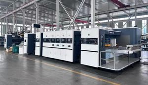 Hrb-Ffg Vacuum Transfer Fully Auto Servo Model Flexo Folder Gluer Box Line