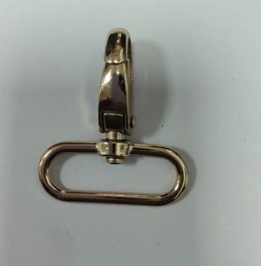Customized Zinc Alloy Electroplating Hardware Dog Hook Safety Metal Swivel Snap Hook Dog Hook for Handbag