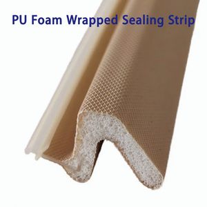 Adhesive Backed PU Door Seal Strip for Wooden Frame Soundproofing