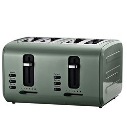 Commercial Kitchen Equipment Bread Electric Conveyor Toaster Machine Smart 4 Slice Toaster Wide Slot 6 Setting