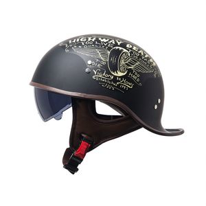 Motorcycle Helmet Retro Motorcycle Open Face Helmet Bicycle Helmet