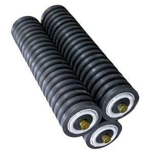 Flexible Rubber-Lined Impact Roller for Agricultural Grain Conveyors
