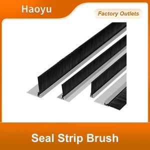 Windproof Rainproof Dustproof Insect-Proof Door Seal Strip Brush for Garage Door Rolling Door