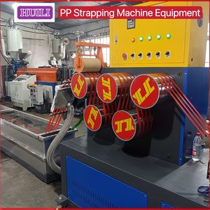 Plastic Extruder 5-15mm Pet PP Strapping Production Line for Servo Winding Machine