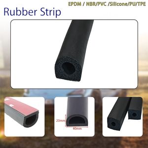 Self-Adhesive D Profile EPDM Sponge Seal for Window and Garage Doors