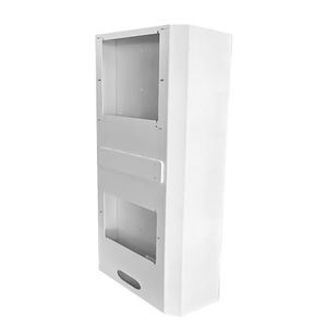 Sheet Metal Chassis Cabinet Shell Processing Customized Bending Parts White Paint Equipment Housing