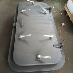 ABS Approved Marine Offshore Platform Security Engineering Stainless Steel Door with Window