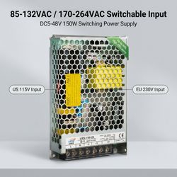 Lrs-150 Series 150W 48V AC DC Power Supply 24V LED Driver SMPS Converter for Commercial Lighting