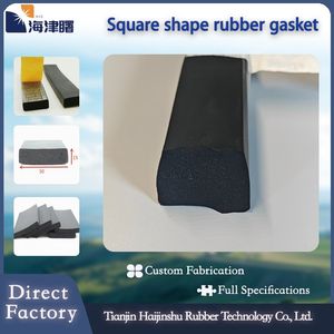 Self-Adhesive Rectangular EPDM Rubber Seal for Vibration Damping Equipment