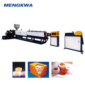 Automatic Expanded Polyethylene Foam Net Making Machine Protective Packaging Sleeve Net Extrusion Production Line