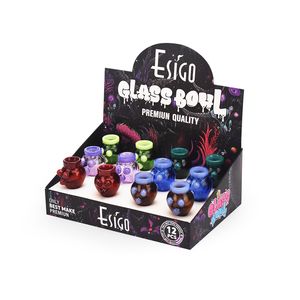 Esigo Ready to Ship 12PCS Display Glass Shisha Hookah Glass Sweet Puff Pipe Glass Smoking Accessories