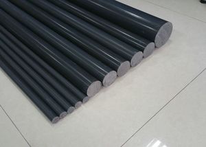 PVC / Polypropylene / Plastic Rod with White, Grey Color