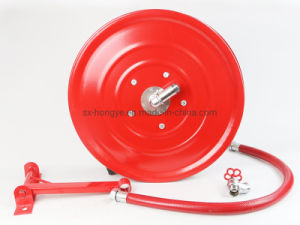 European Manual Fire Hose Reel Swing Arm Type 1"X30m with 1 Inch Landing Valve