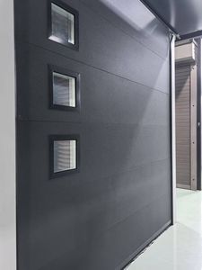 Electric Aluminum Stacking Garage Door for Modern Residential Buildings