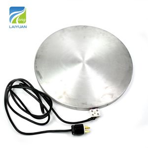 Laiyuan 220V 3000W Diameter 450mm Round Shape Electric Die Casting Aluminum Cast Heater Plate