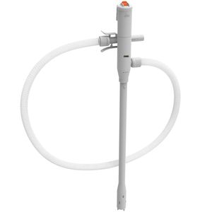 Raytal Portable 2/4 AA Battery Powered Handheld 3.2 Gpm /12 Lpm Fuel Transfer Pump with Auto Stop Nozzle & USB Cable, with a Wire