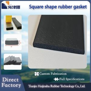 Adhesive EPDM Rubber Flat Strip for Industrial Machinery Sealing Protection