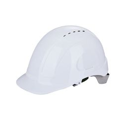 Ventilated ABS Pin Lock Adjustable Safety Helmets with Six Point Suspension
