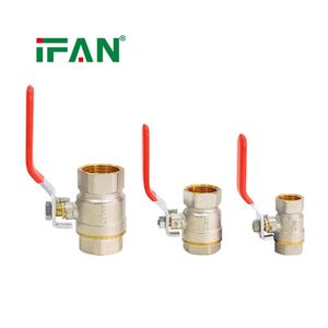 Ifan High Quality Brass Water Valve Leak Prevention Ball Valve Brass 1/2''-2'' Brass Ball Valve for Water Use