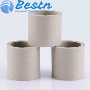 Ceramic Random Packing Raschig Ring Ceramic Ring for Scrubber Tower