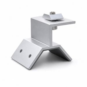 Anodized Aluminum Metal Roof Clamp for Standing Seam Roof, High Strength and Durable Solar Accessories