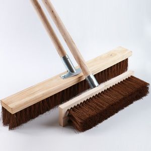 Factory Supply Outdoor Yard Patio Natural Palm Deck Scrub Brush