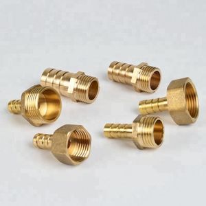 Brass Fitting Air Hose Connector Brass Hose Barb Fittings with Male Female Y Type T Type