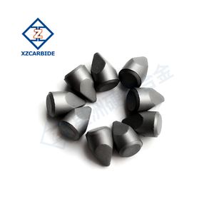 Tungsten Carbide Auger Button Bits for Hard Rock Drilling