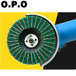 4.5 Inch Non Woven Flap Wheel Disc Scouring Pad with Sanding Cloth