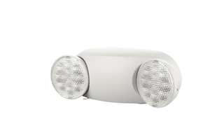 LED Emergency Lights with Battery Backup, Two Head Adjustable Commercial Emergency Light, UL Listed, AC 120/277V, Hardwired Rechargeable LED Exit Lighting