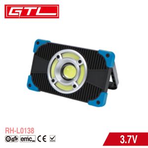 LED Rechargeable Work Lights, 3.7V Floodlight Battery Security Light Camping Lights with USB Waterproof for Garage, Fishing, Hiking