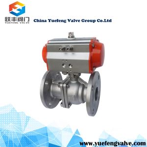 API 6D Pneumatic Floating Ball Valve