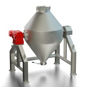 Stainless Steel Double Cone Powder Blender Mixer Machine