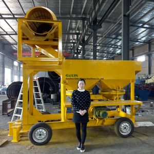 20tph Mobile Type Diamond and Gemstone Washing Plant