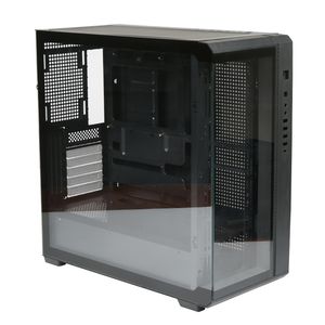 Factory Low Price Wholesale ATX Tower Tempered Glass Computer Case RGB Gaming PC Case Compatible with 240mm Liquid Cooler