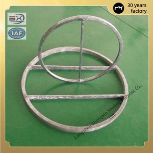 Heat Exchanger Sealing Gasket Ribbed Graphite Gasket Floating Head Cover Gasket