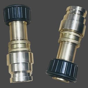 British Style Fire Hose Connector Water Mist Dual Purpose Nozzle Coupler 40/50/65mm