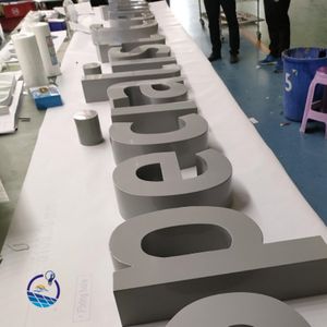 Custom Metal Fabricated 3D Letters Non-Illuminated Backlit Frontlit Store Signs