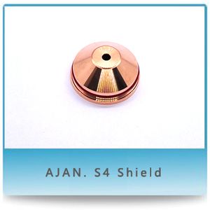 Ajan Consumables S4 Shield for Plasma Torch Electrode Nozzle Shield E0-E1 E3 S3 S4 N2 N3 N5 N7 S3