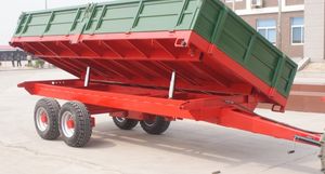 Hot Sale Hydraulic Dump Farm Trailer