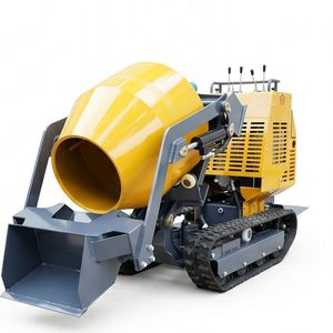 Hydraulic Self Loading Rubber Track Crawler Concrete Mixer for Construction Projects