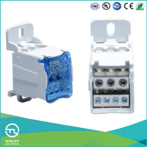 Utl Jut11-80 Big Current 1 in 6 out Distribution Terminal Block for Electrical Cabinet