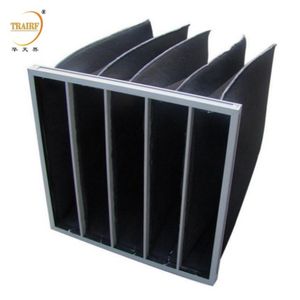 OEM Aluminum Frame Activated Carbon Pocket Air Filter Bag for Air Conditioner