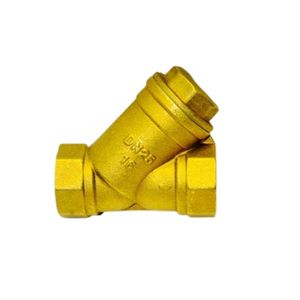 Premium Brass Y-Shaped Water Strainer with Advanced Valve System
