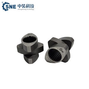 New Products Stable Exceptional Mixing and Shearing Effects Kneading Extruder Screw Element for Ceramics Extrusion