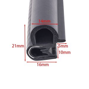 EPDM Edge Protection Rubber Seal with Steel Carrier for Control Cabinet and Truck Door