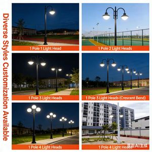 Energy-Efficient LED Pole Lighting Solution for Business Areas