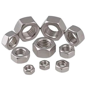 Fastener M3 M4 M5 DIN934 Steel Hex Nuts