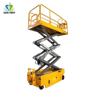 High Performance Electric Motor Driven Self Moving Scissor Lift