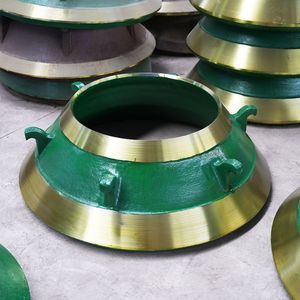 Versatile Spray Painted Cone Liner Parts for Mobile Crushing and Screening Plants